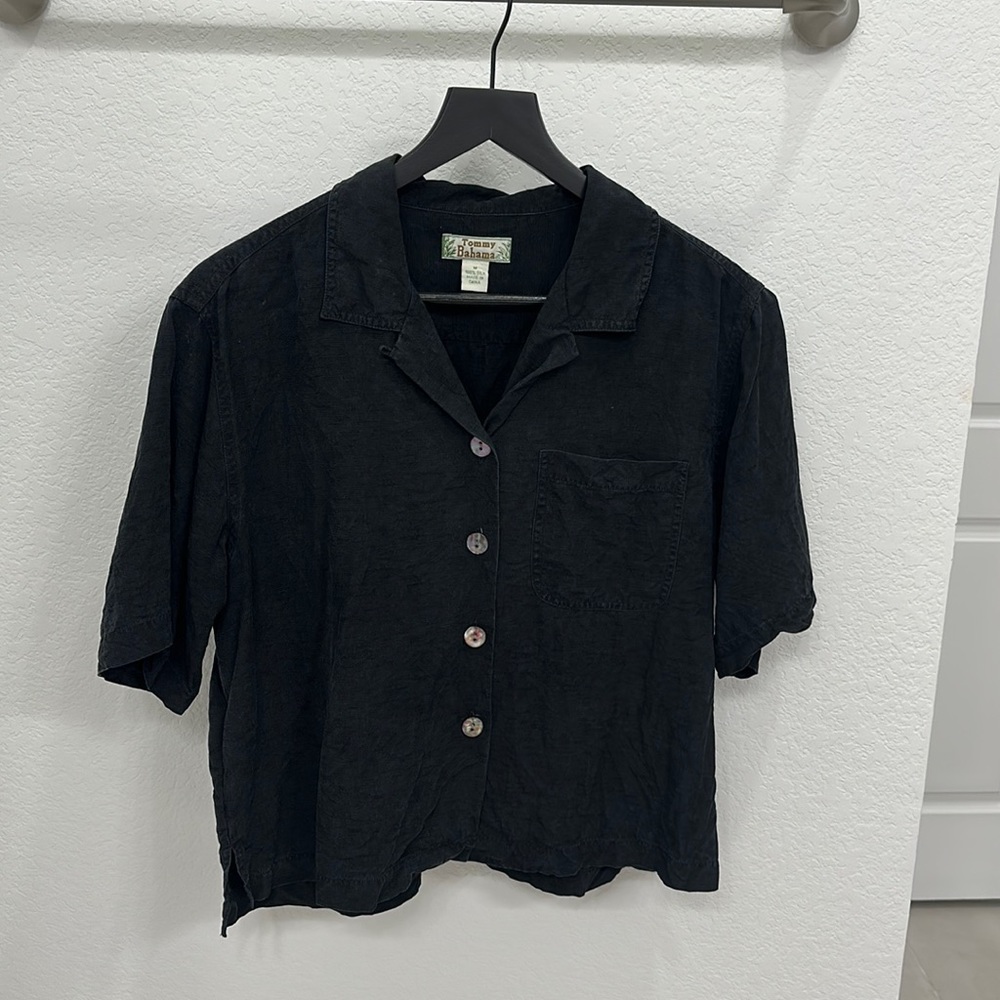 100% silk tommy bahama top